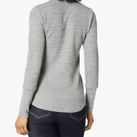 Splendid Women’s Long Sleeve Thermal Henley Shirt - Picture 2 of 6